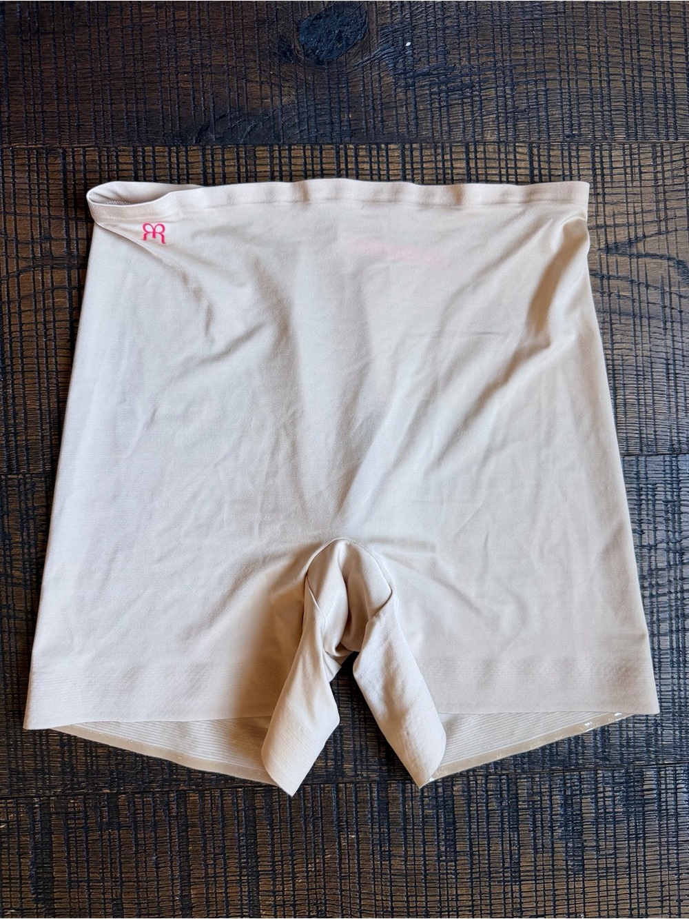 Ruby Ribbon Seamless Nude High-Waist Shaping Light Compression Shorts, Mediun